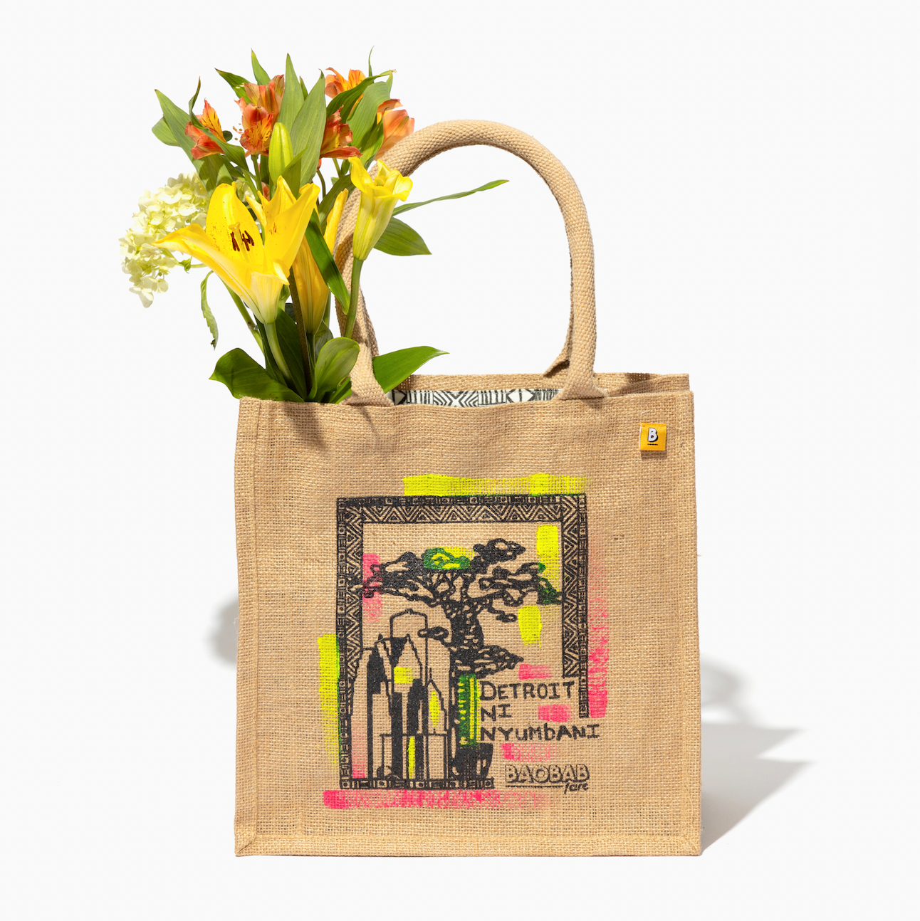 Canvas Structured Tote Bag