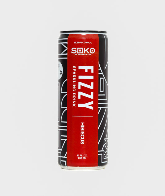 Fizzy Hibiscus tea (pack of 4 cans)