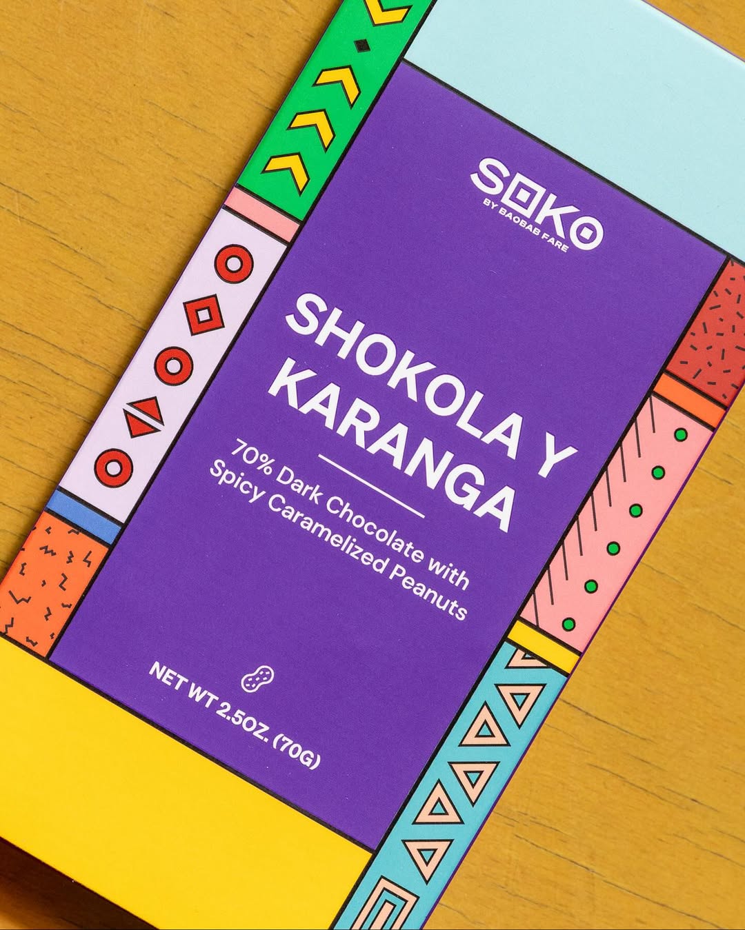 Shokola Y'Karanga — Dark Chocolate with Spicy Peanuts